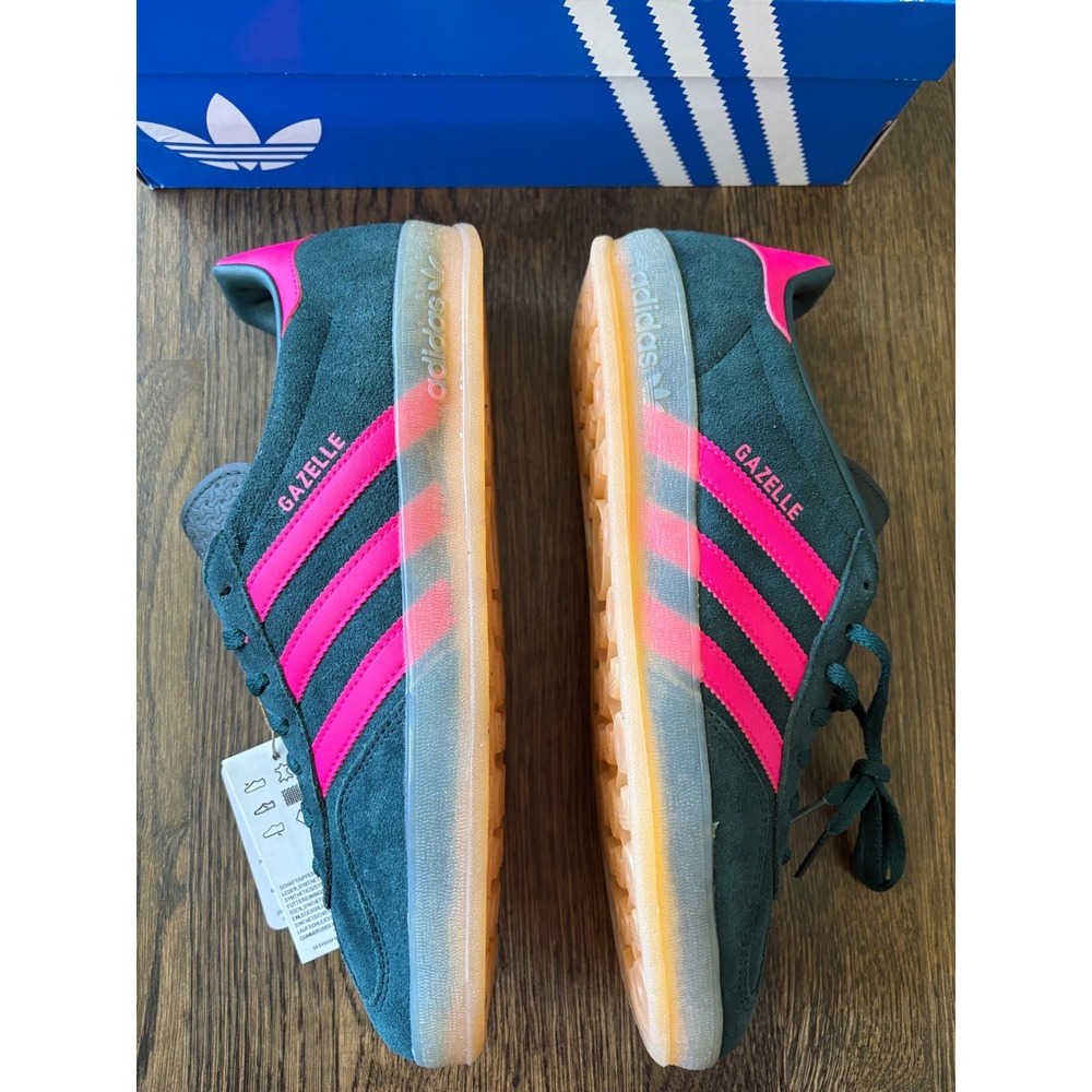 Adidas Gazelle Indoor Bliss Pink Purple Gum Sole Sneakers JS1416 Womens Size 11 - Picture 6 of 8